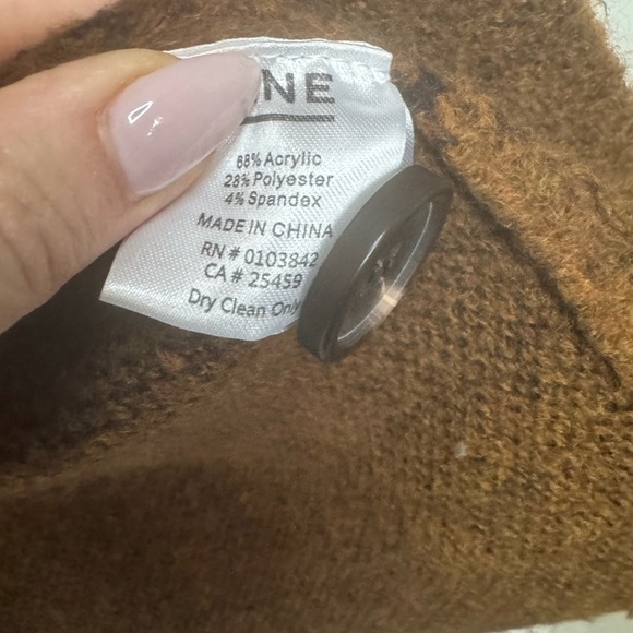 LINE Plaid Long Cardigan/Duster – Brown & Black Check - Size Medium - Picture 10 of 17